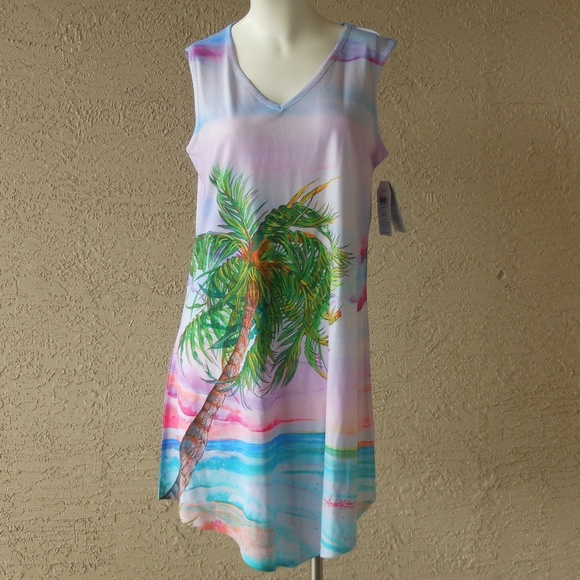 Art & Sol Other - 3/$20 Tropical Nightshirt Lounge Cover-Up